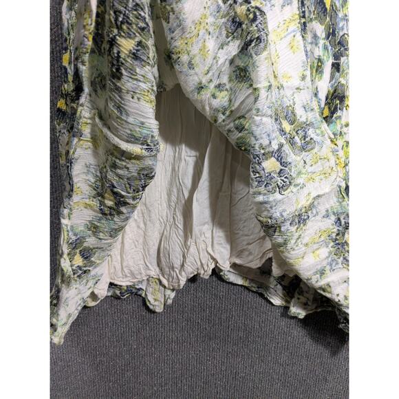 Free People Mini Dress Womens Small Washed Ashore Halter Lined Twist Back Tank - Picture 3 of 11